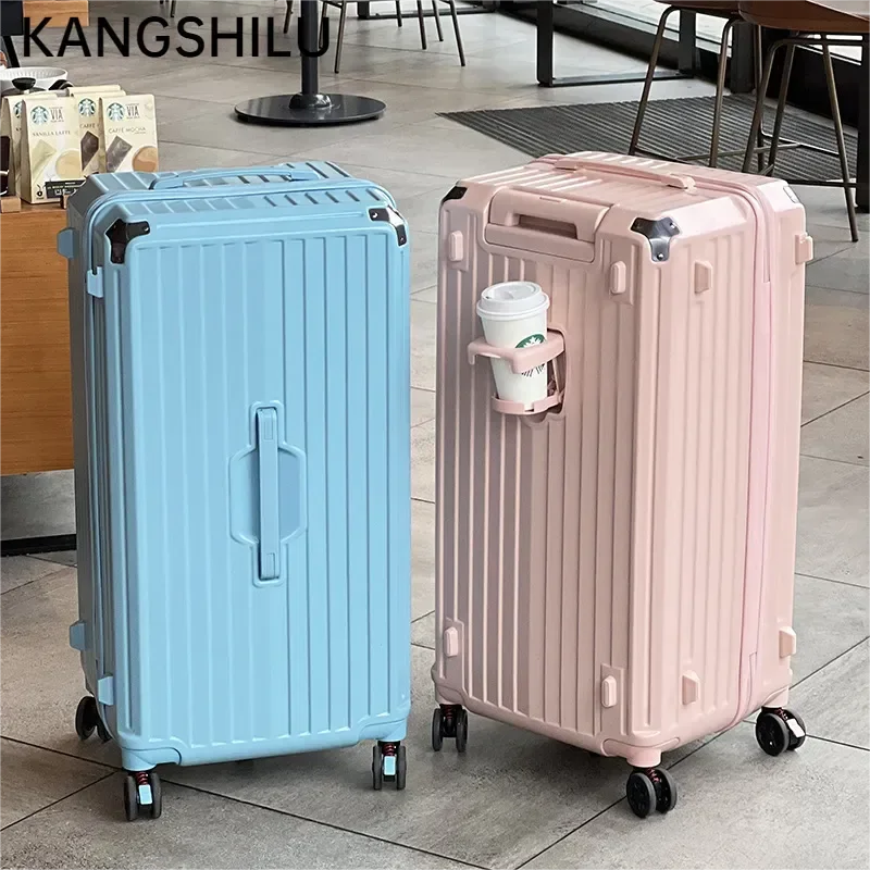 

Luggage Unisex Suitcase Alloy Trolley Case New 20“24 ''26'29 Inch Carrier Universal Travel Offers with Wheel Waterproo Promotion
