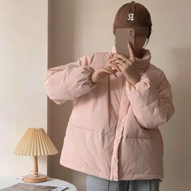 2023 New Women Down Jacket Winter Coat Female Short Parkas Loose Warm Outwear Given To Philandering Leisure Time Overcoat