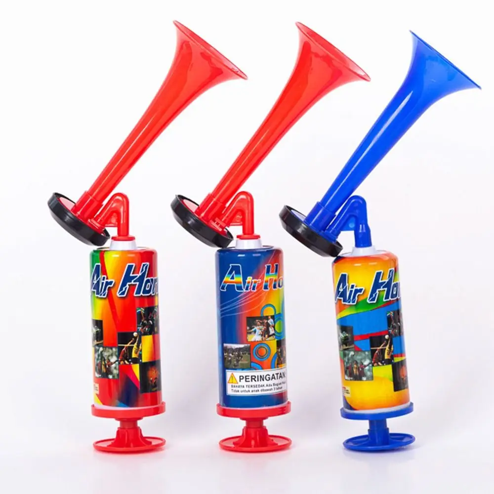 Handheld Air Horn Noise Maker Boat Safety Pump Blast Cheer Sports Events Boating Bear Proof plastic horn