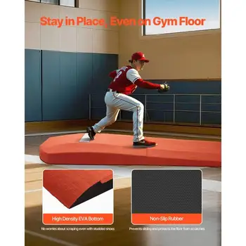 127 Inch Portable Pitching Mound Baseball Softball Outdoor Training Pitcher Aid 6