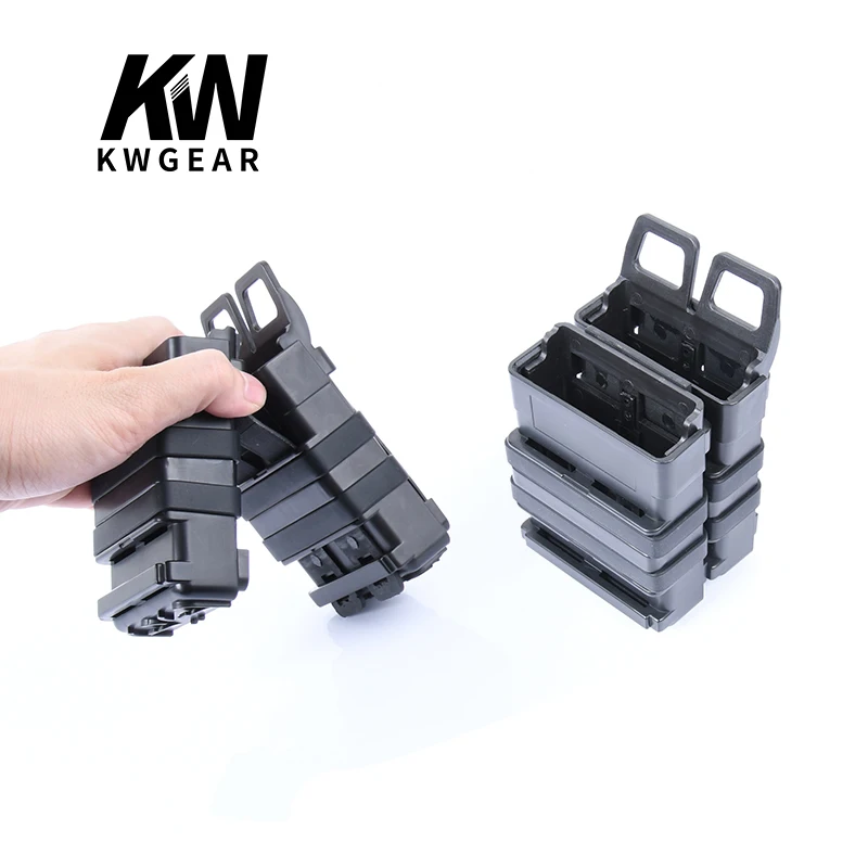 

WADSN 2 PCS 5.56 Fast Mag Holder Molle Tactical FastMag Pouch Hunting Accessories M4 AR15 Rifle Pistol Magazine Glock 17