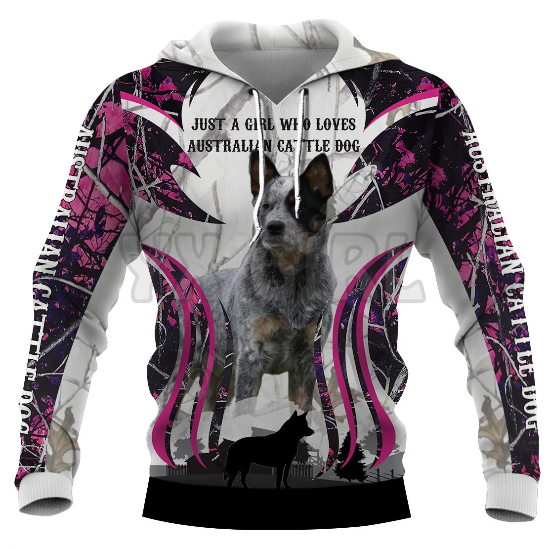 Just A Girl Who Loves Bernese Mountain Dog 3D Printed Hoodies  Unisex Pullovers Funny Dog Hoodie Casual Street Tracksuit