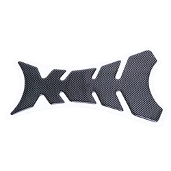 Premium 3D Carbon Fiber Fishbone Fuel Tank Pad Sticker (Black)