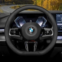 Leather Car Steering Wheel Cover for BMW x1 u11 X2 u10 x3 g45 x5 x6 x7 m4 320i ix1 g20 f70 i4 serie 1 2015 - 2023 2024 2025 2026 3
