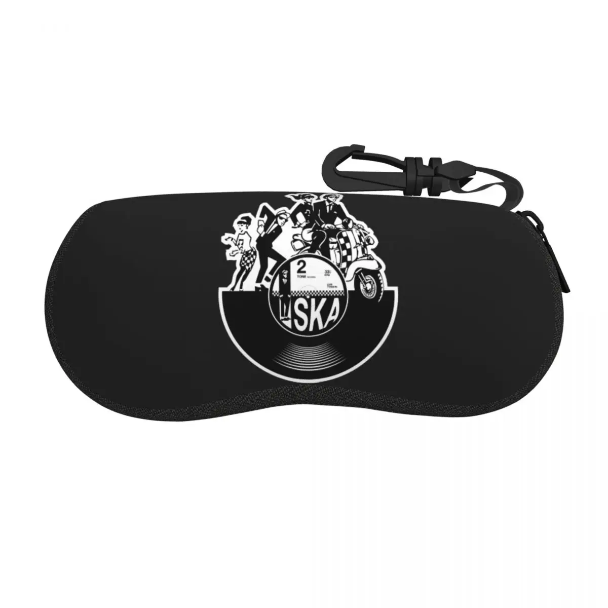 

Индивидуальные очки Ska с записью, мужские и женские мягкие очки, Защитная сумка для музыкальных солнцезащитных очков Jamaica