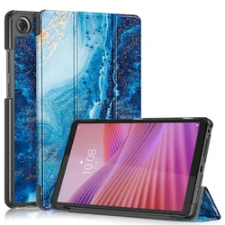 Fashion Paint Smart Magnetic Leather Cover - Lenovo K9 (8.7 inch) (HL)