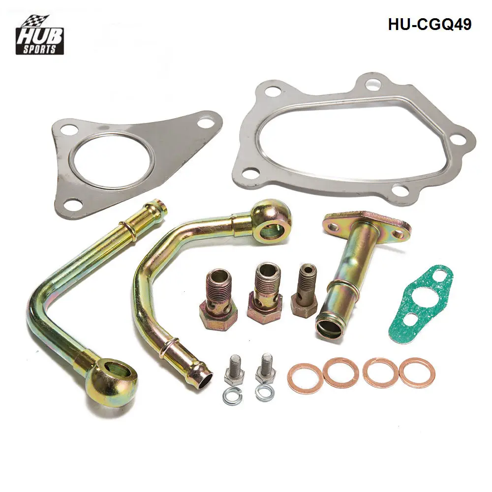 Turbo масло/вода установки комплекта для SUBARU EJ20 EJ25 TD05 / TD06 Турбокомпрессор HU-CGQ49 |