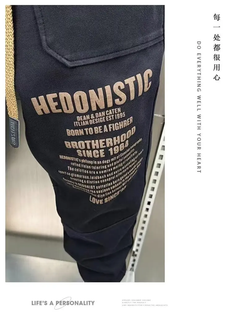 Casual Cargo Pants For Men Korean Fashion Trousers Baggy Sweatpants Gym Jogger hip hop Streetwear y2k man pants Autumn Trousers 5