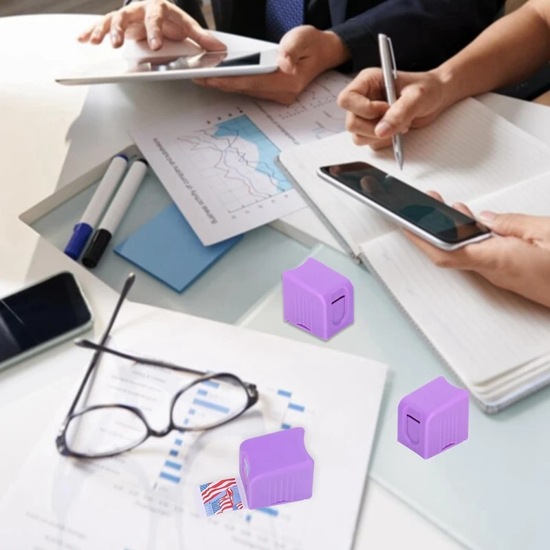 100 우표 롤용 우표 디펜서, 영원히 우표 거치대 정리함, 3 팩