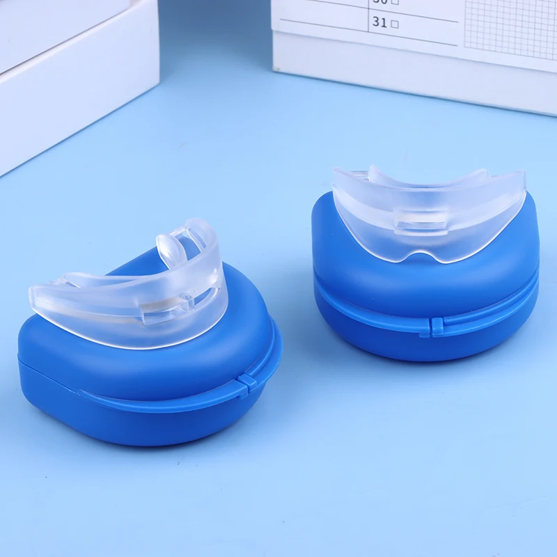 Stop Snoring Bruxism Silicone Mouth Guard Improve Sleeping Teeth Bruxism Sleep Aid Anti-Snore And Apnea Device To Stop Snoring