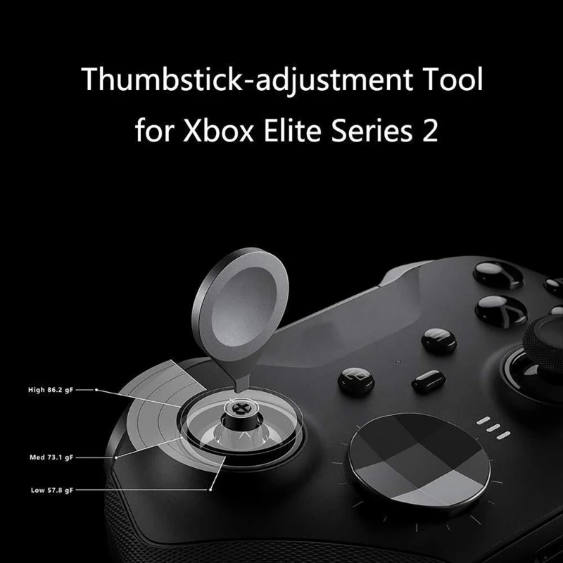 

Joystick Thumb Stick Thumb D-Pads Paddles Triggers Buttons for XboxOneElite Controller Series 2 Replacement Accessories
