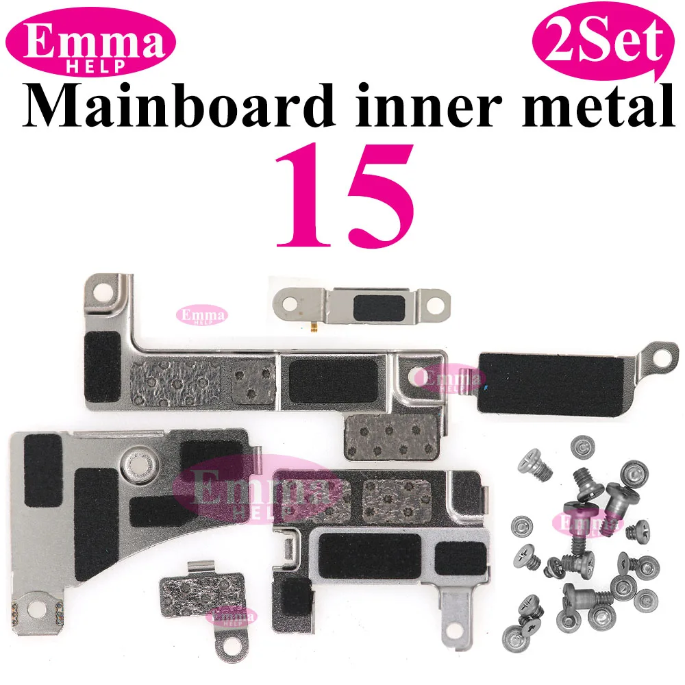 Enhanced Mainboard Metal Bracket & Screw Set with Clip and Battery Cover Plate