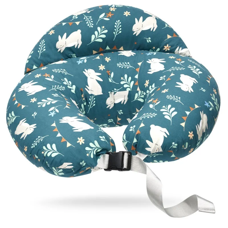 Multi-functional Maternity Pillow for Breastfeeding, Side Sleeping with Baby and Pregnancy Support for Babies and Mothers