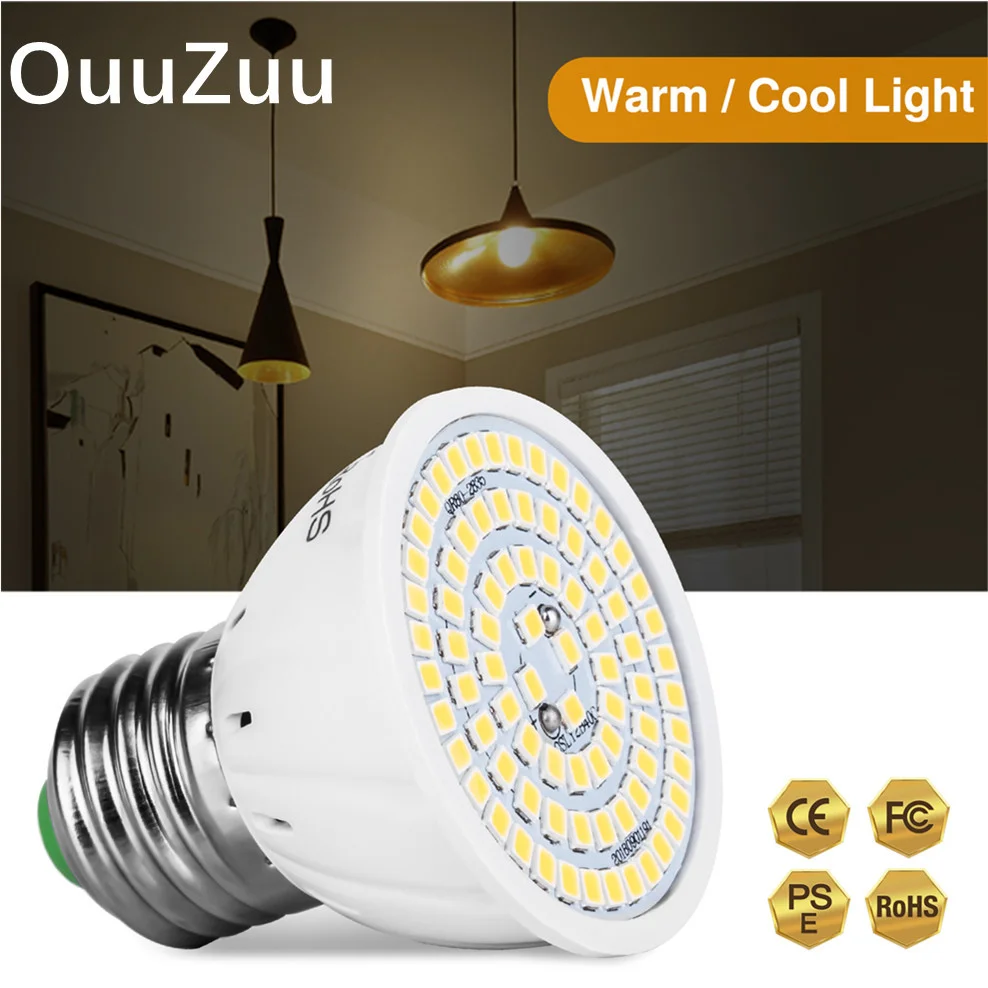 

E27 3/PCS GU10 Led Lamp 220V Spot Light Led Bulb E14 Corn Bulb MR16 Lampara Led Ampoule GU5.3 Home Lighting B22 4W 6W 8W 2835SMD