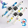 NEW Disney Stitch Doraemon Children's watch cartoon print strap LED square Waterproof electronic watch boys girls birthday gifts 1
