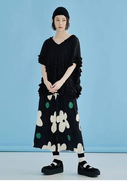 imakokoni original 2022 spring/summer summer cool crumpled