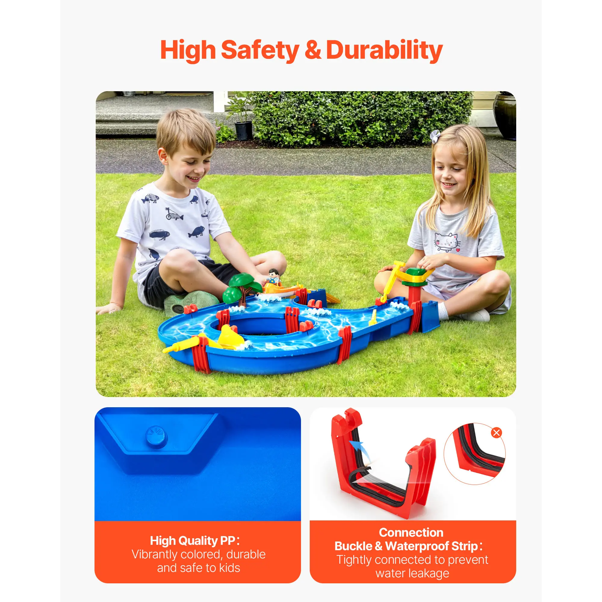 Kids Outdoor Water Play Table with 39PCS Accessories