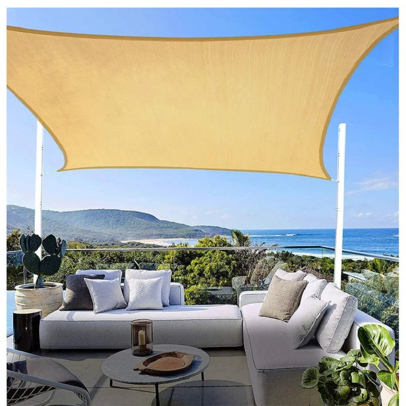 

Oxford Cloth Garden Courtyard Canopy Sun Shade Sail Outdoor Sunshade Sail Courtyard Swimming Pool Canopy Sunshade Waterproof