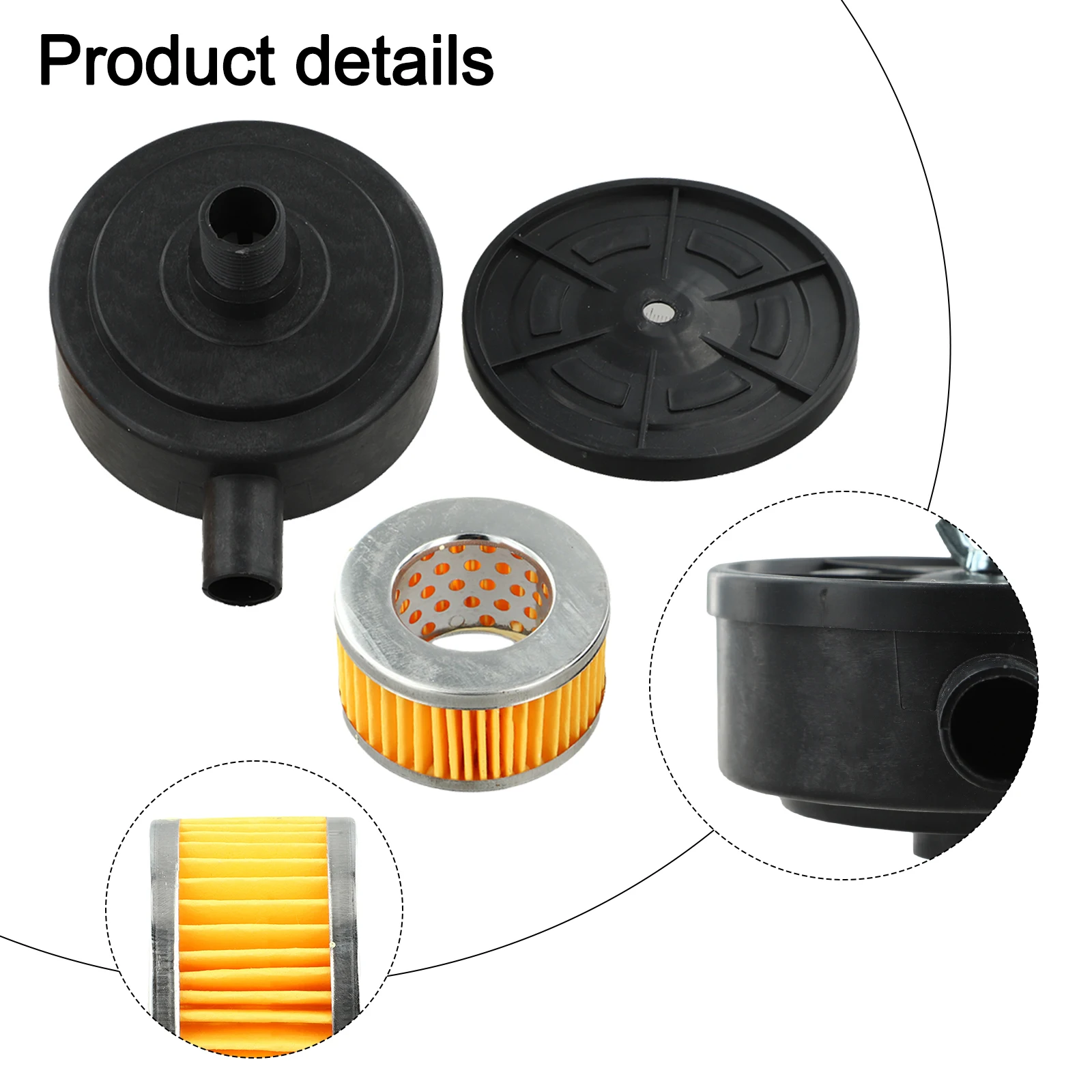 Air Compressor R Muffler Noise Reducer Air Filter Pump Parts Power Tools Accessory