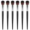 6pcs Mop Brush For Acrylic Painting 1 Inch Blending Brush Paint Brushes For Acrylic Face Body Painting Oval Mop Acrylic Brush 1