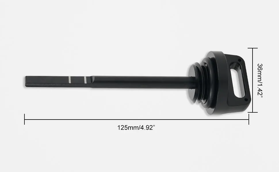 NiceCNC UTV Ölmessstab mit O-Ring für Can-Am Maverick X3 Max R RR 4x4 XDS DS XMR XRS Turbo DPS UTV Zubehör Aluminiumlegierung – Detail 4