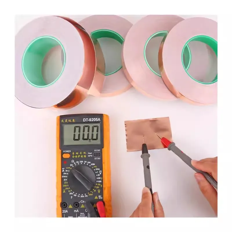 Double-Sided Conductive Copper Foil Tape for EMI Shielding and Electrical Repairs