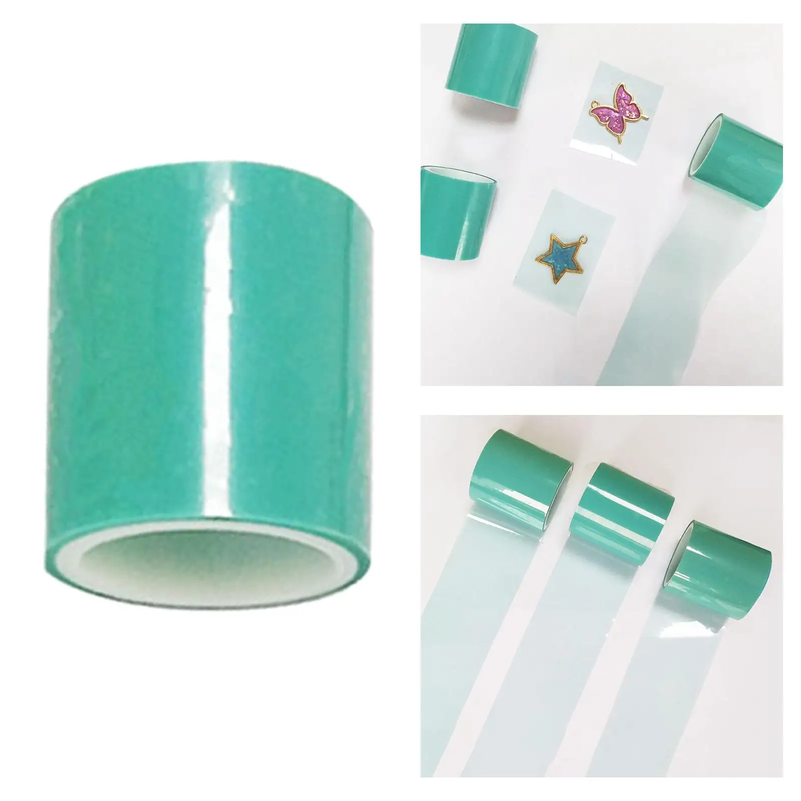 Nastro Adesivo UV Per Gioielli In Resina - 3 Rotoli Senza Cuciture 5cm X 5m - Foto 8