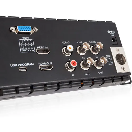 Feelworld T51 5 Inch 2RU 3G-SDI HDMI- Monitor LCD Rack Mount Monitor with AV Input and Output Broadcast Level Quality Monitors
