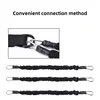 Pull Up Assistance Bands Set, Heavy Duty Resistance Band for Pull Up Bar, Adjustable Weight/Size with SBR Double Feet/Knee Rest 6