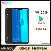HONOR Y9-2019 Smartphone Global Firmware 4G "6.5" Android CPU Haisi Qilin 710 Camera 16M+2MP Battery 4000 mAh used phone