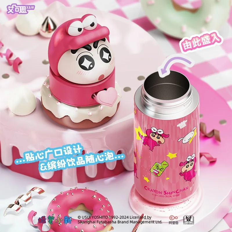 Stainless Steel Cartoon Thermos Water Bottle for Kids