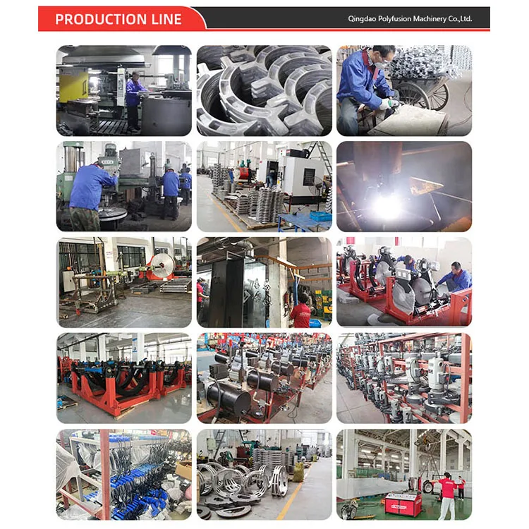 PFW160-4C HDPE 스크류 수동 HDPE 맞대기 열융착 용접기 플라스틱 용접기 판매