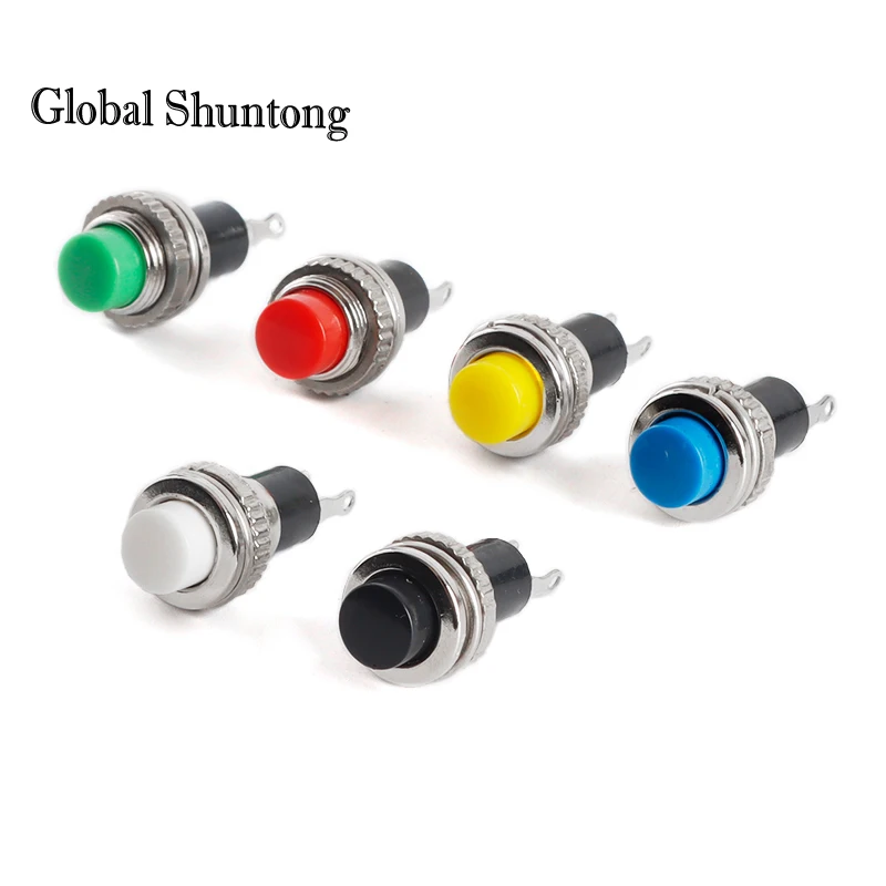 

20Pcs 10MM Small Button DS-316 314 Lock-free Self-reset Doorbell Horn Round Power Jog Key Switch