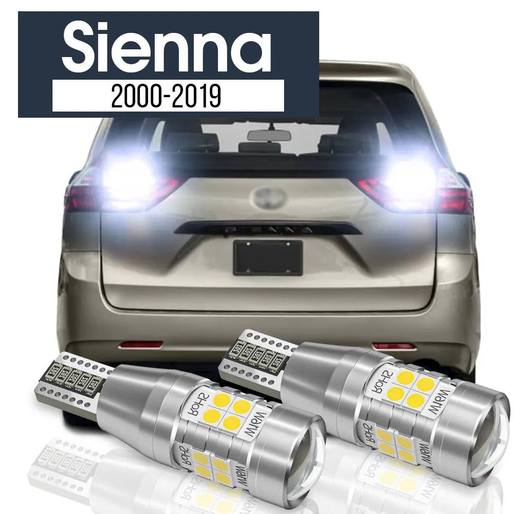 

2pcs LED Backup Light Reverse Lamp Blub Canbus Accessories For Toyota Sienna 2000-2019 2011 2012 2013 2014 2015 2016 2017 2018