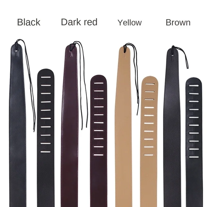 

Guitar strap full leather guitar strap folk electric acoustic guitar bass strap musical instrument