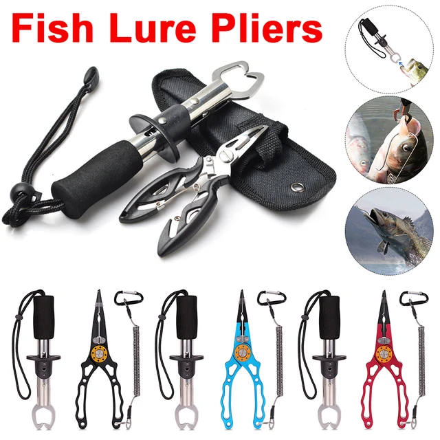 Fishing Pliers Fishing Tool Kit Aluminum Fish Hook Remover Muti-Function  Stainless Steel Fish Lip Gripper Fshing Equipment - AliExpress