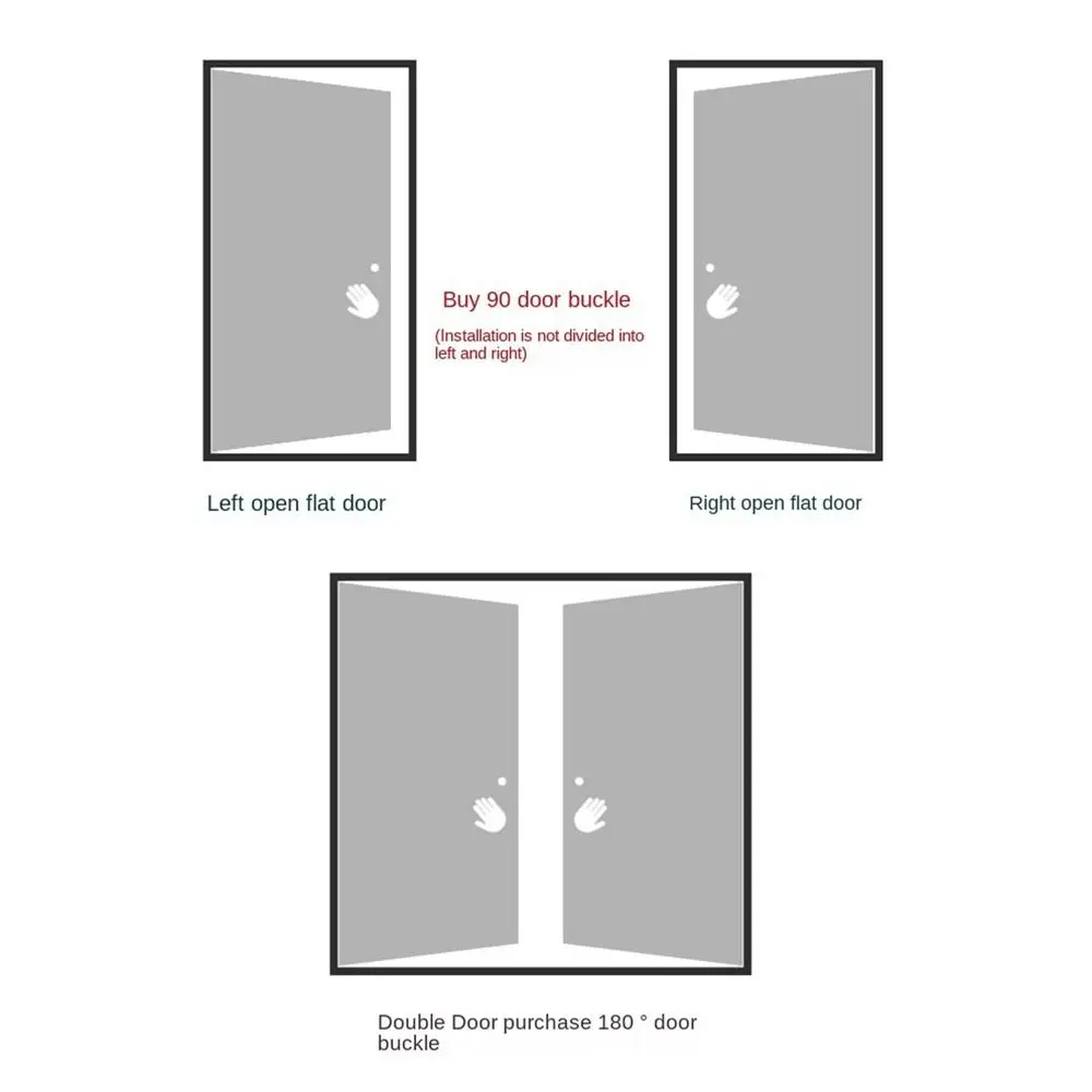 90&deg;/180&deg; Luminous latch Indoor metal door buckle Bathroom Door lock Sliding door lock Wooden Burglar barn buckle Door Latch Door Lock Cylinder
