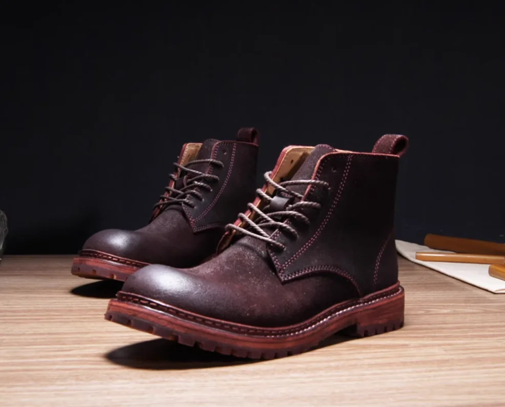 Handmade Genuine Leather Ankle Boots