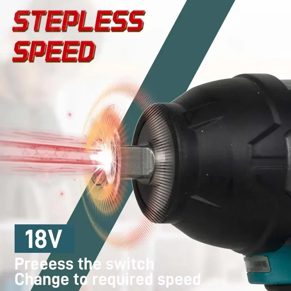 Electric Wrench Makita DTW700 18V brushless electric wrench Cordless drill screwdriver High torque electric tool Torque wrench rechargeable