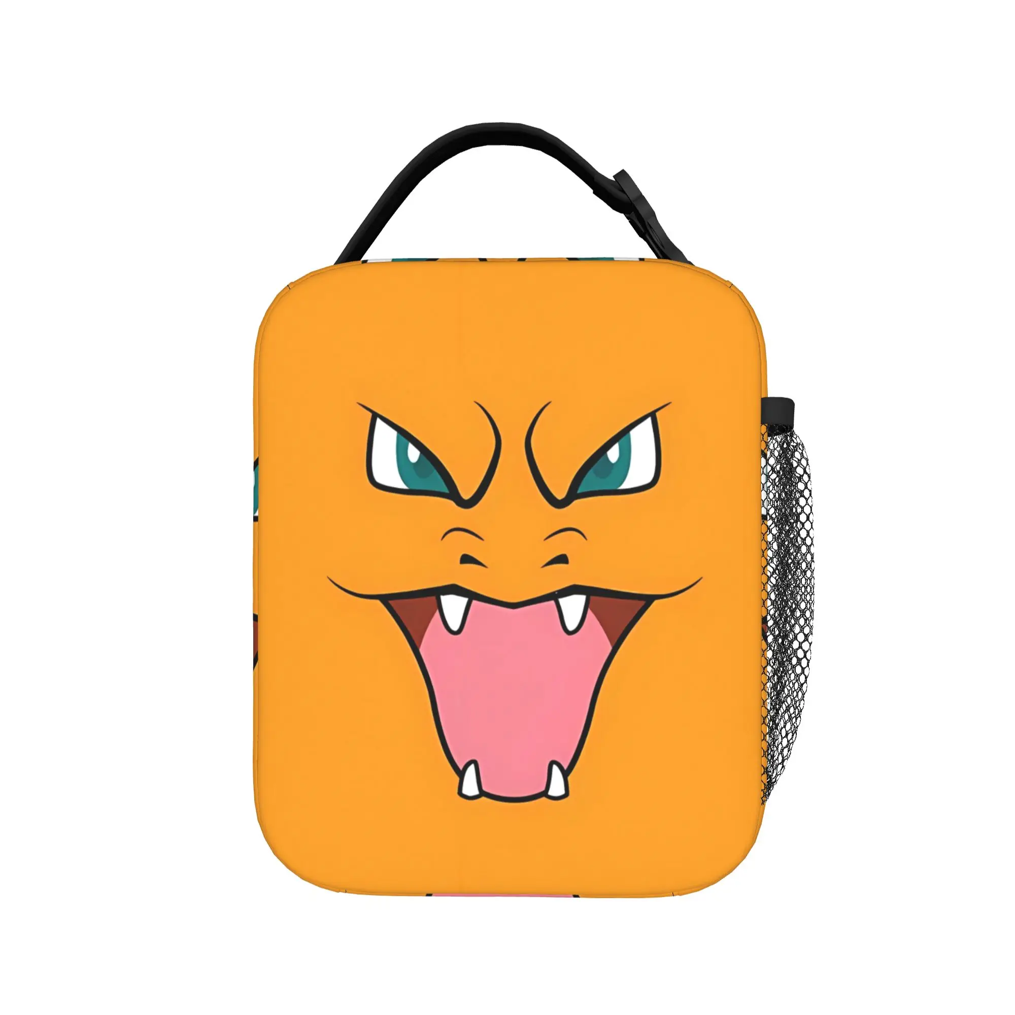 Swirl Fire Manga Lunch Bag - Stylish Portable Oxford Cooler Bag