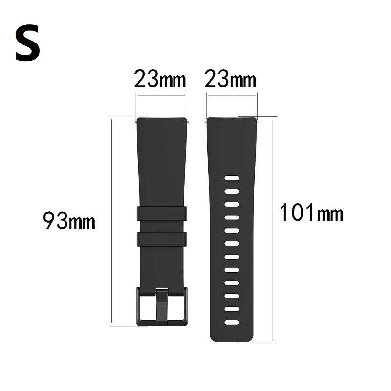 Silicone Band for Fitbit Versa 2 Strap Replacement Smart Watch Accessories for Fitbit Versa Lite Waterproof Bracelet Wristband