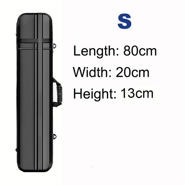 80 90 100 120 125 130CM Portable abs Fishing Rod Bag Waterproof Hard
