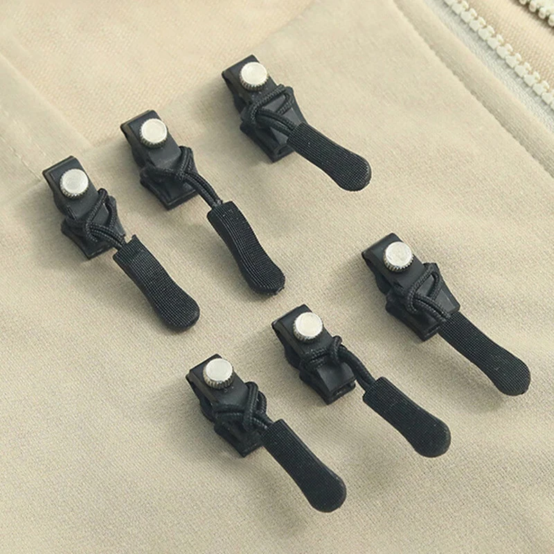 10/15Pcs Zipper Repair Kit Universal Instant Zipper Repair Replacement Fix Sliding Teeth Head 3 Different Size