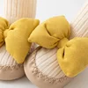 Autumn Baby Bow Middle Tube Socks Shoe Girls Princess Anti Slip Floor Shoes Soft Soled Children Toddler Shoes Kids First Walkers 5