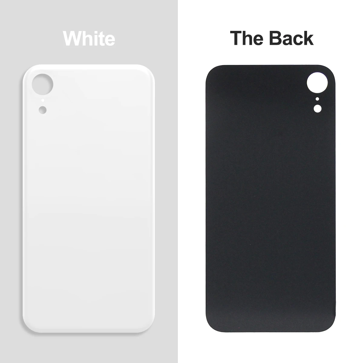 For iPhone XR Back Glass Replacement Battery Cover Rear Door Housing Case - Mobile Phone Part Accessory
