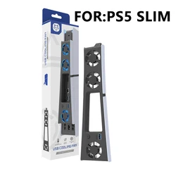 Enhanced Cooling System with LED Lights (For PS5 Slim)