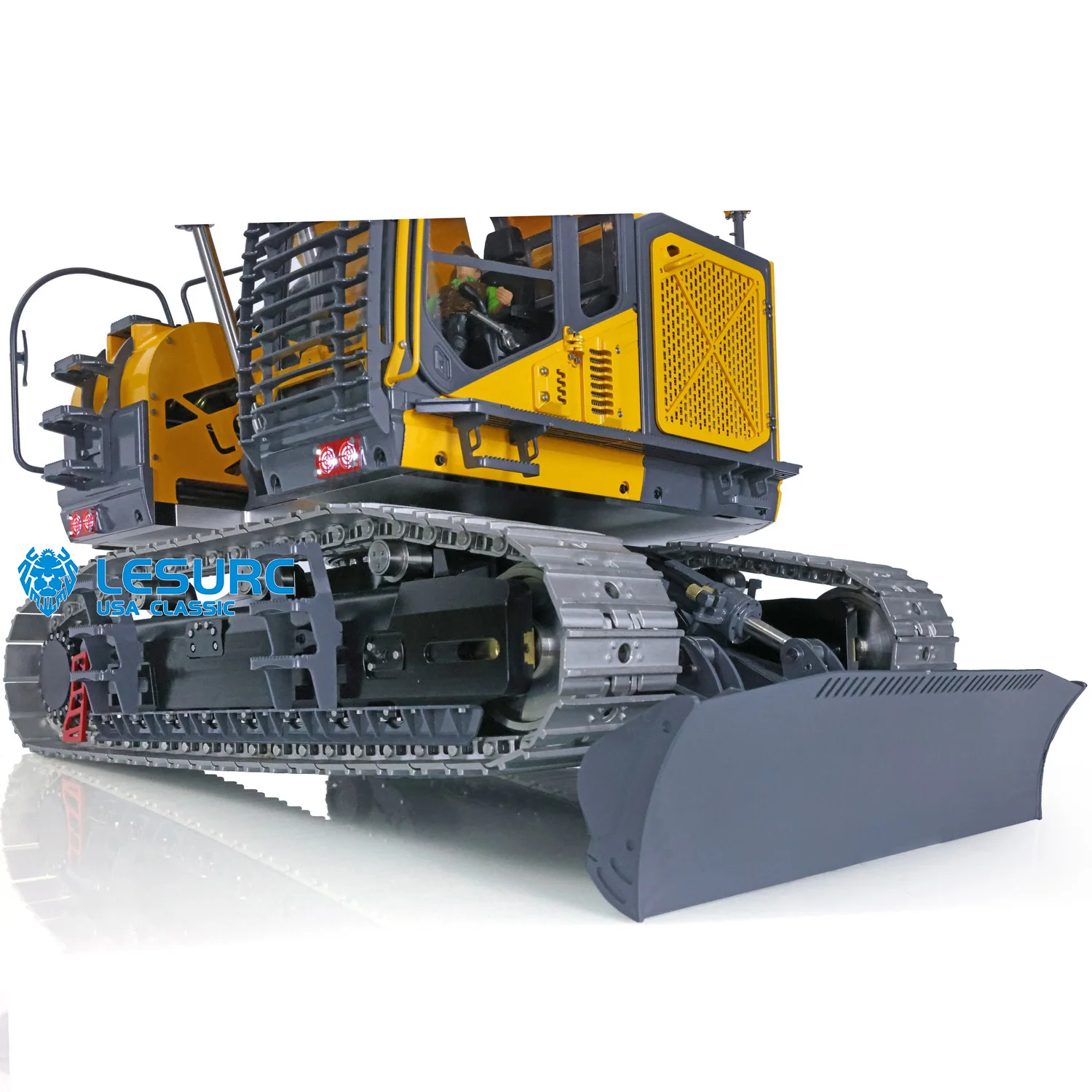 S8b6b66d4b74b4232887ad0ffe480abd4g LESU 1/14 Aoue ET35 metalowa koparka koparka RC hydrauliczna Model zawór pompy gąsienic zabawki dla chłopców zabawki ciężka maszyna RC