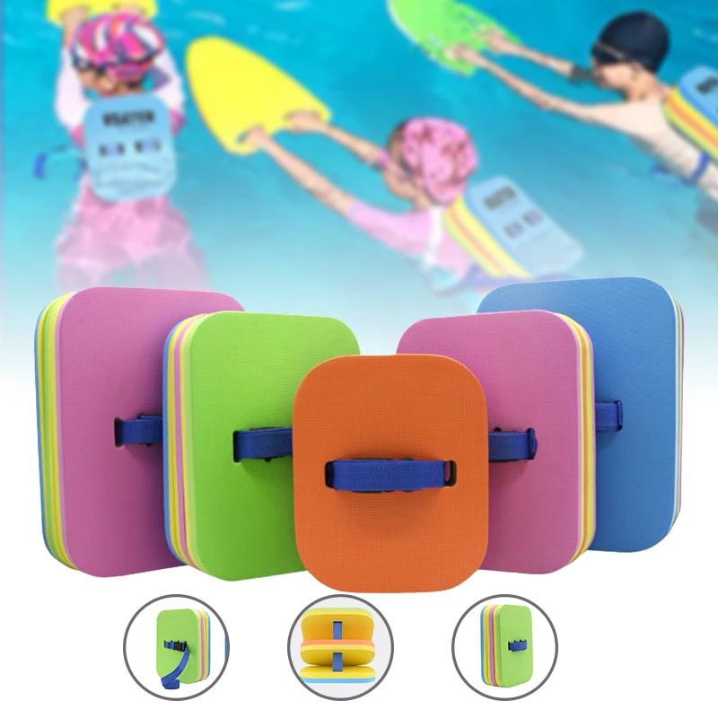 Back Float Swim Belt Adjustable 3 Layers Thicken Split Foam Learning Safety Training Board For Kids Swimming Beginner