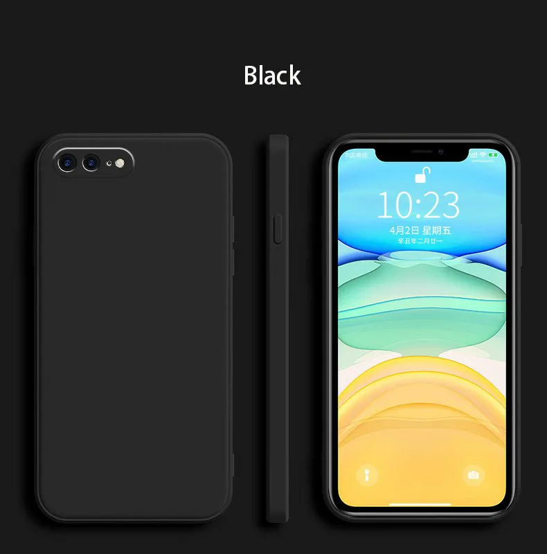 Luxury Shockproof Liquid Silicone Phone Case - Premium TPU Protective Cover
