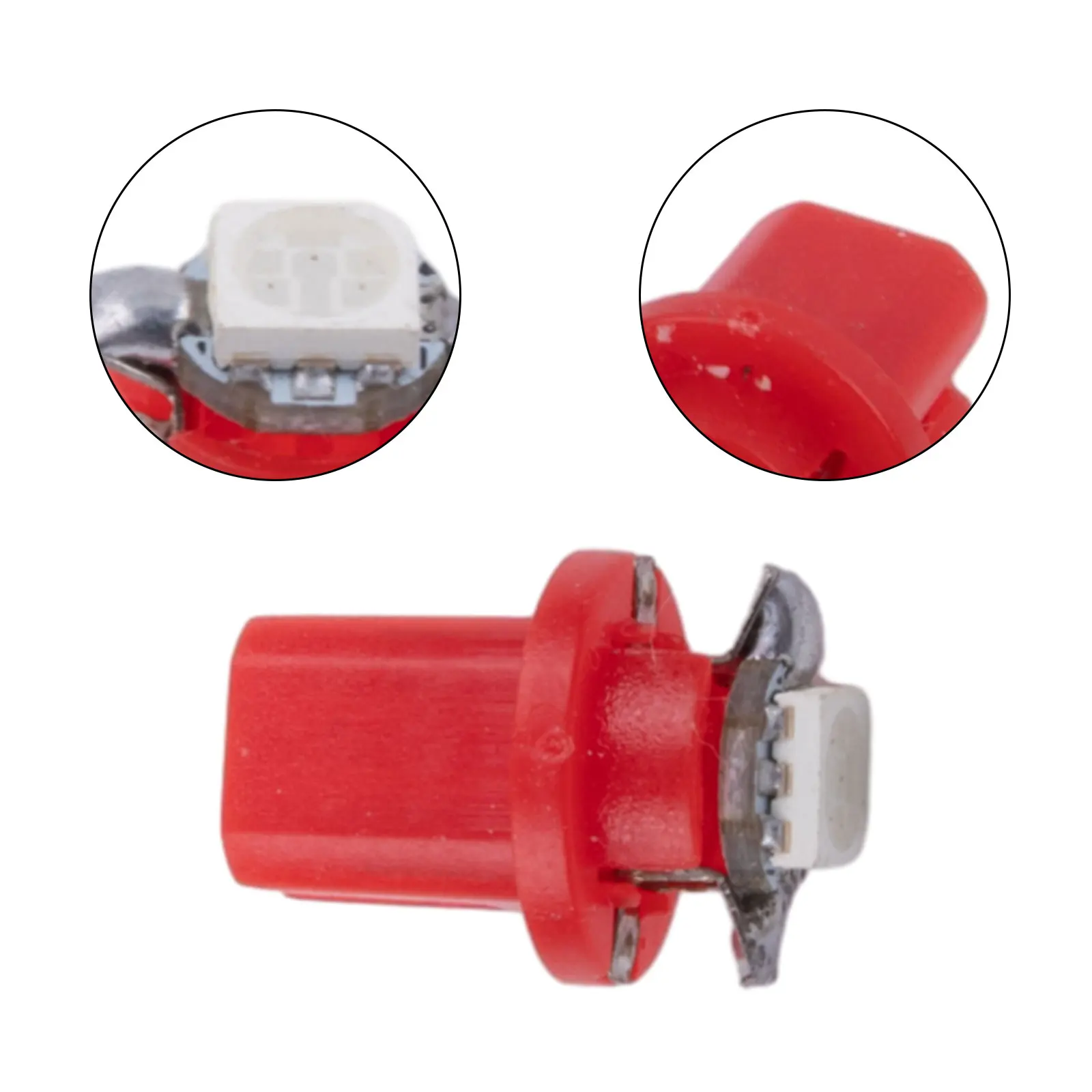 

Easy to Install, Universal Fitment, Enhance Your Car\\'s Interior 10Pcs T5 B8 5D 5050 SMD Car LED Dashboard Dash Lamp Bulbs